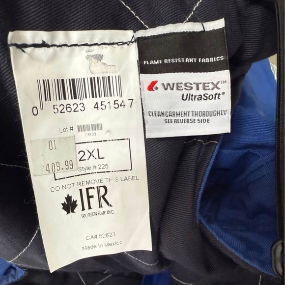 IFR ULTRASOFT® 9 OZ INSULATED BIB PANTS – STYLE 225 - Picture 7 of 7